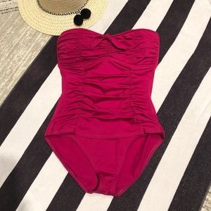 Tommy Bahama |  Size 6 One Piece Magenta Swimsuit